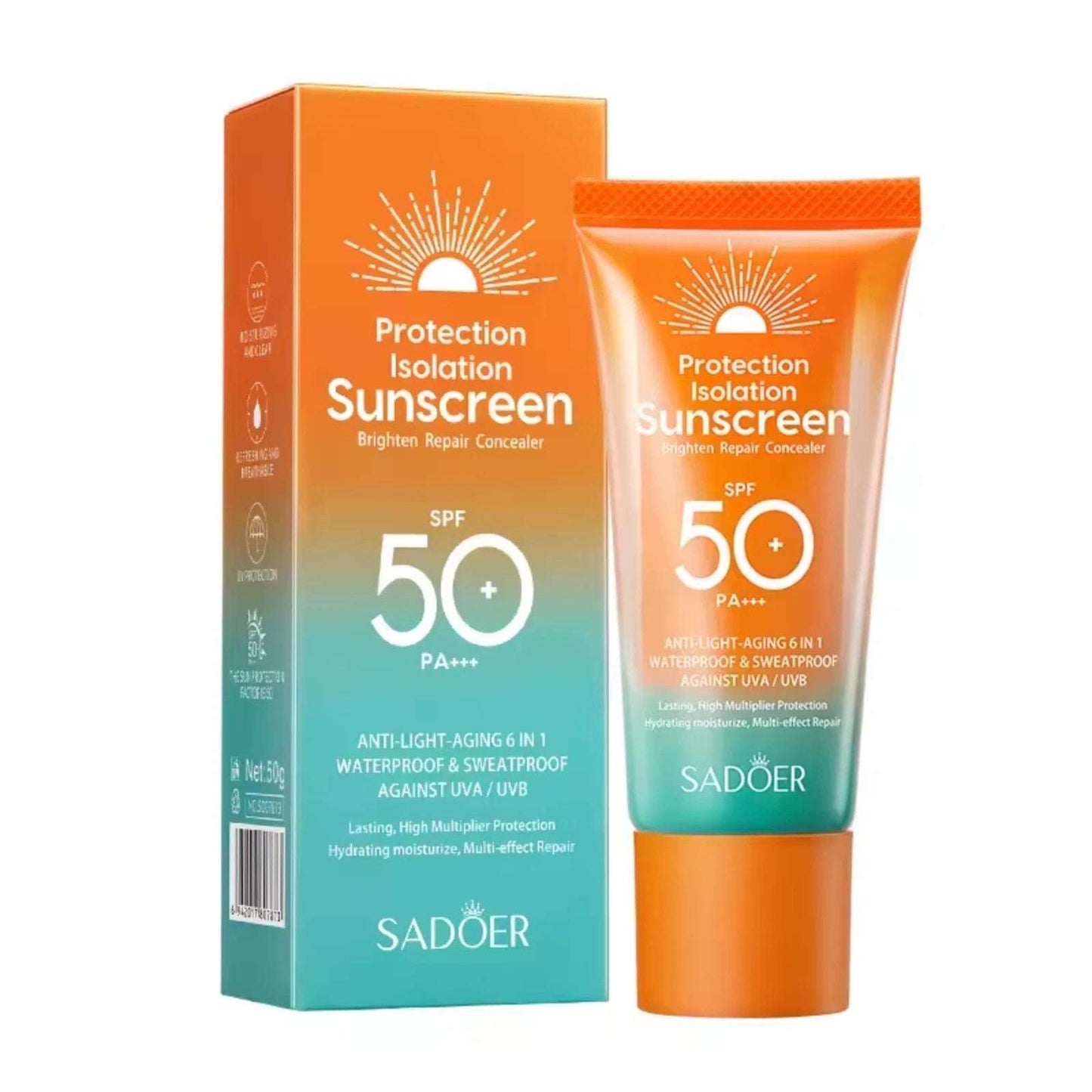 SPF 50 Sunscreen Face Cream – PA+++ Oil-Control Daily Moisturiser