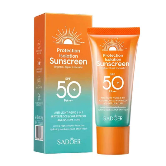 SPF 50 Sunscreen Face Cream – PA+++ Oil-Control Daily Moisturiser